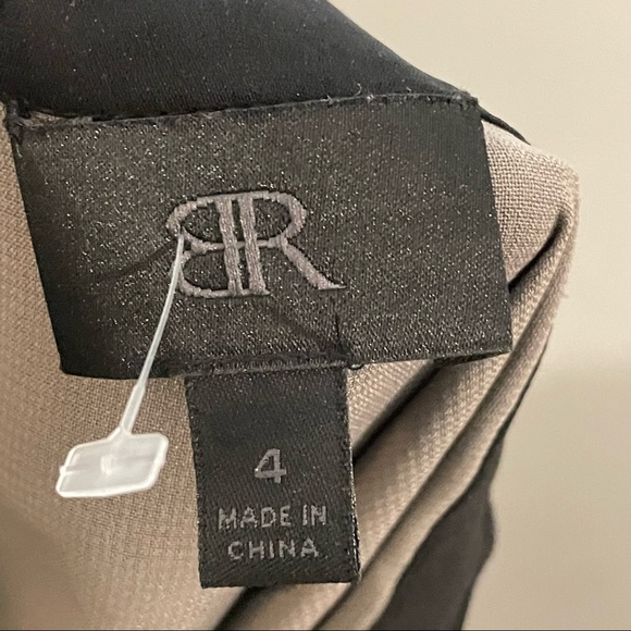 Banana Republic BR Black Colour Block Mini Dress or Top Size 4 - Picture 6 of 13